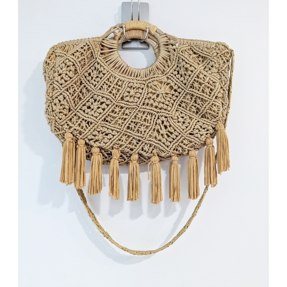 Cleobella Buenos Macrame Crossbody Bag